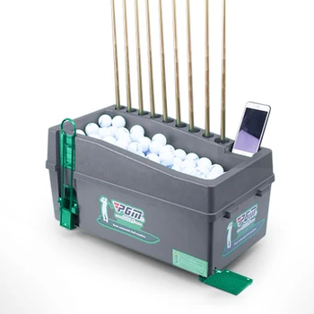 Часова клуб Треньор на рока кутии робот машина за подаване на сървъра топчета за голф автоматична помпена може да 60-100 топки