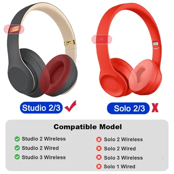 Съвместимост с комплект слушалки Beat Studio 2 и Studio 2.0 Подмяна на горния оголовья Резервни Части за слушалки Изображение 2