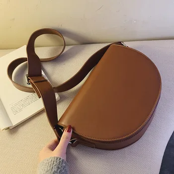 Нова малка чанта 2022, Дамски Модни Луксозни и Висококачествени Ежедневни Проста Дива Универсална чанта-Месинджър, седельная чанта, ретро Чанта на рамото
