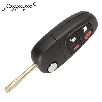 jingyuqin Взаимозаменяеми 315/433 Mhz Авто Флип-дистанционно управление за Jaguar X-Type и S-Type 1999-2009 XJ XJR 2002-2008 4D60 чип NHVWB1U241 Изображение 2