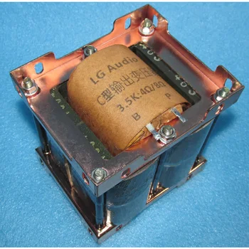 3.5 K: 4Ω8Ω Изходен трансформатор лампового одноконтурного усилвател с мощност 25 Вата с криволичещите ядро 8C, честотна характеристика: 5 Hz-39 khz -0.5 DB Изображение 2