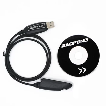 Baofeng UV-9R Plus Водоустойчив USB Кабел За Програмиране на Cd-диск с Драйвери За Преносими Радиостанции UV-XR UV9R PLUS A58 9700 GT-3WP Радиопрограмма
