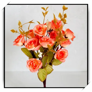 Персийски Роза 30 см Изкуствени Цветя Моделиране Копринени Цветя Вечерни Сватбени Свети Валентин Декорация на Дома Доставка
