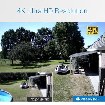ANNKE 4K Ultra HD 8-Канална Система за Видеонаблюдение 8MP 5в1 H. 265 DVR С 4ШТ 8-Мегапикселов Комплект Външни всякакви метеорологични на камери за видеонаблюдение Изображение 2