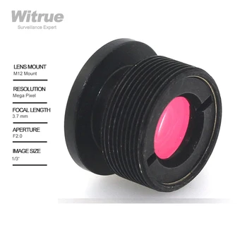 Witrue Мегапикселов обектив за видеонаблюдение с точков дупка 3,7 мм M12 * 0,5 с монтиране 1/3 