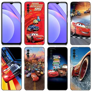 Disney Cars Черен Калъф За телефон Redmi 10A 10В 9А 9В 9T 8A 7A K20 S2 Xiaomi Mi 8 9 10T 9T Pro 9SE A1 A2 A3 Lite Калъф