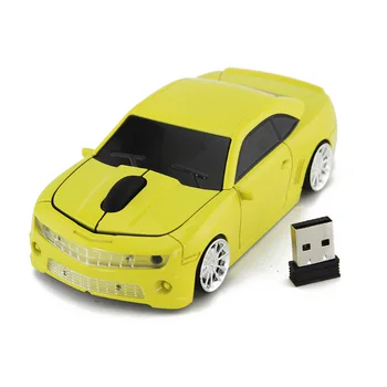 Автомобилна мишката Bumblebee спортен автомобил 2.4 G безжична мишка модел автомобил Chevrolet