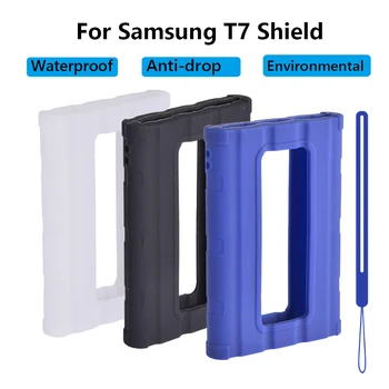 Силиконов Защитен Калъф SSD Ръкав Кожата на Твърд Диск на Твърдия Диск Защитен Калъф за Samsung T7 Щит SSD Ръкав Обвивка Аксесоар