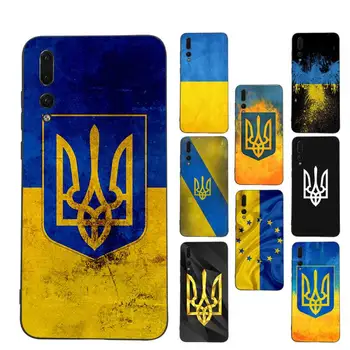 Калъф за мобилен телефон с Флага на Украйна за Samsung S21 A10 за Redmi Note 7 9 за Huawei P30Pro Honor 8X 10i калъф