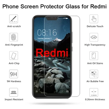 2 бр. Закалено стъкло за Xiaomi Redmi 8A 7A 6A 4A 5A 4X3 3s 5 Plus Защитно фолио за екран за Redmi Note 3 5 Pro Note 4 4X Калъф Изображение 2