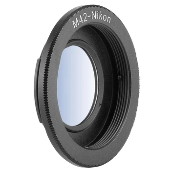 Адаптер за закрепване на обектива M42 42 мм за Nikon D3100 D3000 D5000 Infinity focus DC305 Изображение 2