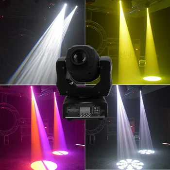 Сценичното осветление прожектор Moving head мощност 60 W е подходящ за коктейли с участието на dj-и, семейни събирания и т.н.