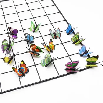 20 Парчета Изкуствена Пеперуда Аксесоари за Декорация на Дома Прическа Стикери за Стена Diy Кутия Бонбони за Фон на Стените
