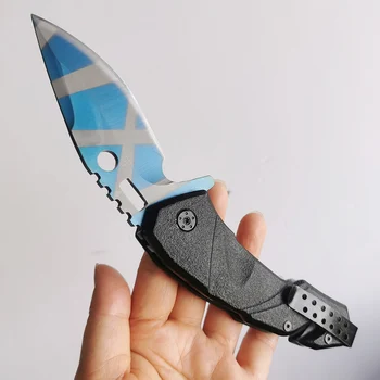 Много Остър Сгъваем Нож 420 стомана цвят на острието Джобен Нож Тактически Ловен Нож алуминиева Дръжка EDC Инструмент