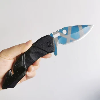 Много Остър Сгъваем Нож 420 стомана цвят на острието Джобен Нож Тактически Ловен Нож алуминиева Дръжка EDC Инструмент Изображение 2