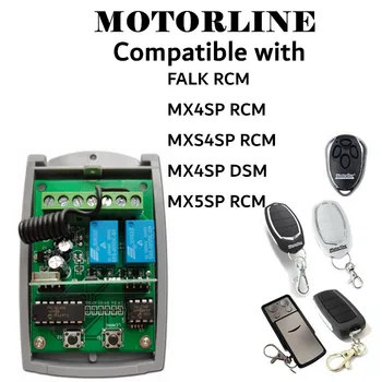 Motorline MX4SP DSM RCM Alutech AN-Motors AT-4 приемник за дистанционно управление на 2 канала 433,92 Mhz управление на врата на гараж екип