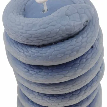 3D Змия Спирала Силиконова Форма За Свещи, Ръчно изработени Гипсова Свещ Сапун Ароматерапия Производство на Домашно Художествен Декор САМ Занаят Леярство Инструмент Изображение 2