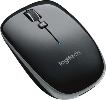 Logitech M557 Bluetooth Мишка – безжична мишка с 1 година на батерията, превъртате от страна в страна и възможност за използване на дясната или на лявата ръка с Изображение 2