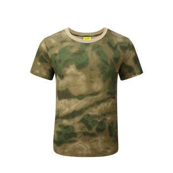 Мъжки Бойна Тениска с Къс ръкав, Военна Армията Тениска, Градинска Камуфляжная Тактическа Риза