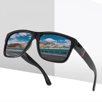 2021 Модни Квадратни Поляризирани Слънчеви Очила Мъжки Vintage Слънчеви Очила За Шофиране На Известната Марка Дизайнерски Слънчеви Очила Стилен Очила За Жени