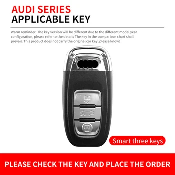 Automobile Калъф За Ключодържател, Ключодържател, Защитен Калъф За Ключове На Ключодържател За Audi A6 C7 2010 2011 2012 2013 2014 2015 2016 2017, Аксесоари Изображение 2
