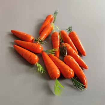 10ШТ Великденски Декорации за Доставка Моделиране Мини Моркови Пяна Моделиране Зеленчуци Моркови Децата, Подарък за Великден Домашен Декор Изображение 2