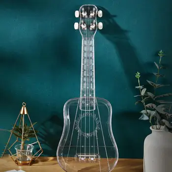 21 inches Ukulele 4 Strings Music Development ABS Transparent Ukelele Mini Guitar Ukelele ukulele музикален инструмент укулели
