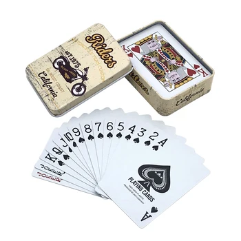Нова Висококачествена Лидице Скоростна PVC Бакара Texas Hold ' em Покер Непромокаеми Пластмасови Карти за Игра Креативен Модел Подарък Игра Изображение 2