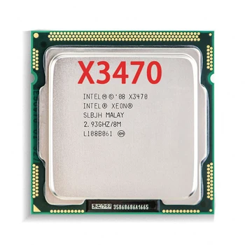 Intel Xeon X3470 2,933 Ghz Четириядрен восьмипоточный процесор 95 W cpu 8M 95W LGA 1156