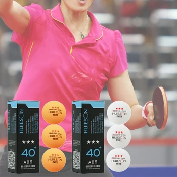 3 Точка 3-Звездни 40+ Премия топки за пинг-понг Разширено Тренировъчен Топка за Тенис на маса ABS Materal Traning Топка за Практикуване на 24BD Изображение 2