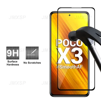 4в1 Защитно Стъкло За Xiaomi Poco X3 M4 M3 M2 F2 Pro Закалено Стъкло За Xiaomi Poco X3 X4 NFC F3 GT F1 X2 C3 Стъклена фолио за обектива Изображение 2