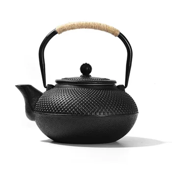 Японски Прост Железен Чайник за Чай с приготвяне на чай от Неръждаема Стомана Чугун Чайник Tetera De Te Чайник за Варене на Чай Oolong Изображение 2