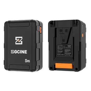 ZGCINE S95 6400 mah 14,8 В, 94,72 Wh Мини V-образен батерия с поддръжка на бързо зареждане PD за лампи, камери, монитори и смартфони Изображение 2