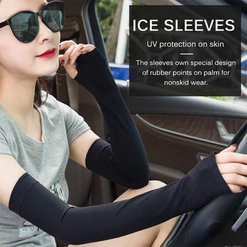 Охлаждащ Бягане Риболов, Колоездене Мотоциклет Тънък Лед Коприна Ледена Годишният Охлаждащ Чорап За Ръце UV Защита За Ръцете на Ръкавите Изображение 2