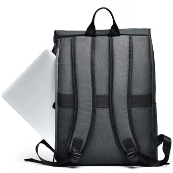 Мъжки раница, 14-Инчовата чанта за лаптоп, Мъжки USB-чанта за бизнес пътувания, анти-кражба на Чанта за пътуване На Къси разстояния, Младежта Училищна Чанта Изображение 2