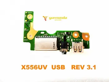Оригинал за ASUS X556UV USB такса Аудио такса X556UV USB REV 3.1 тестван добро безплатна доставка
