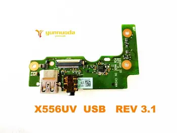 Оригинал за ASUS X556UV USB такса Аудио такса X556UV USB REV 3.1 тестван добро безплатна доставка Изображение 2