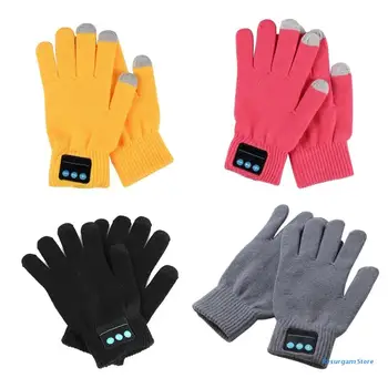 Зимни Ръкавици, Колоездене, Вело Ръкавици, съвместими с Bluetooth за пръстите на сензорен екран, Топли Работни Ръкавици в студено време за доставка на падане