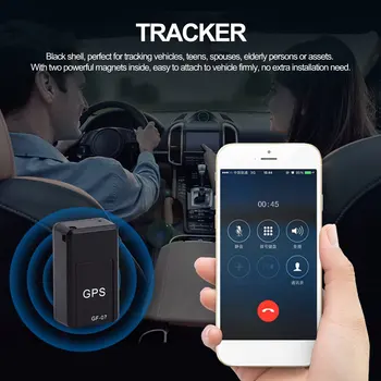 Магнитен GF07 GSM Мини ШПИОНСКИ GPS Тракер В Реално Време, който проследява Локатор-Устройство Мини GPS В Реално Време Автомобилния Локатор Отслеживающее Устройство Изображение 2