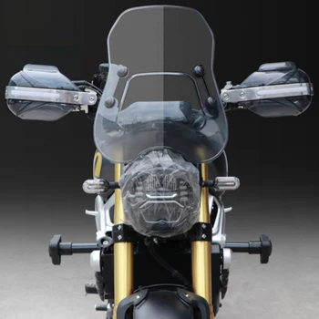 Мотоциклет Цевье Лост За Управление на Мотоциклети Цевье с Прозрачна Предна Предното Стъкло Модификация на Предното Стъкло Аксесоари ЗА Loncin voge 500AC Изображение 2