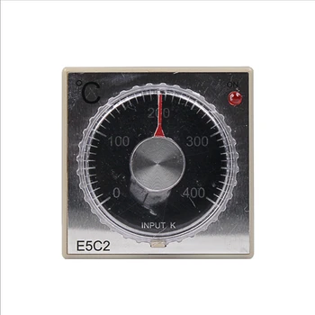 Eks термостат E5C2 механичен регулатор на температурата 220v45 * 45 мм за фурна и електрически шкаф Изображение 2