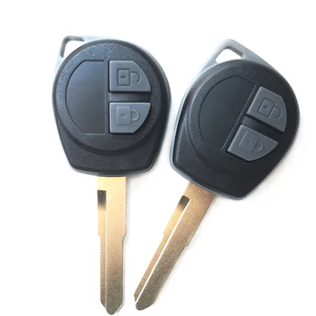2 Бутона на ключа на автомобила под формата на миди, За Suzuki Grand Vitara SWIFT Vauxhall Agila 2005-2010 Подмяна на Дистанционно Ключодържател във формата на миди Капак и Копче Pad Изображение 2