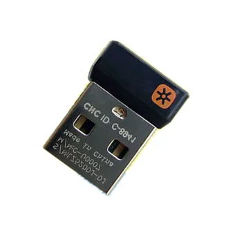 Истински малък обединява USB-приемник за мишка и клавиатура на Logitech може да свържете до шест (6) устройства с уеднаквяване на логото Изображение 2