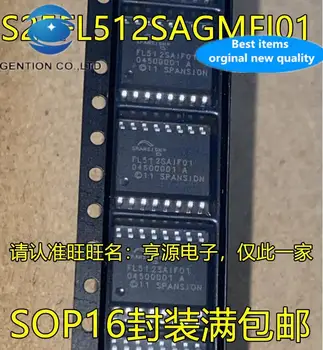 10шт 100% оригинален новият чип флаш-памет S25FL512SAGMFI011 FL512SAIF01 SOP16