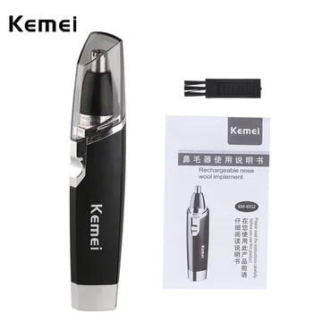 Kemei KM-6512 Модерен Електрически Бръснене Тример За Косми В Носа Сигурна Грижа За Лицето Машинка За Бръснене Тример За Нос