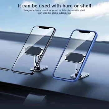 Магнит за Монтиране на мобилни Мобилен Телефон Универсална Поставка За iPhone 11 12 Samsung Xiaomi Скоба За отдушник GPS за Монтиране на Безжична Скоба Изображение 2