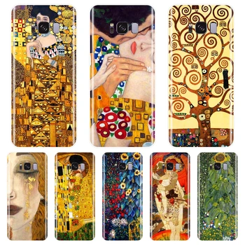 Силиконов Калъф За телефон Samsung Galaxy S5 S6 S7 Edge S8 S9 Plus Diana Klimt Art Мека Делото За Samsung Galaxy Note 9 8 5 4