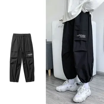 Нови Панталони-карго, Мъжки Улични Зреещи, 2021, Мъжки Ежедневни Панталони за Джогинг с множество джобове, Мъжки Модерни Панталони Harajuku, S-5XL
