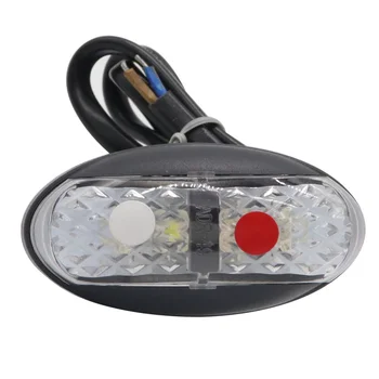 10-30 В led лампа за ремарке ремарке Товарен габаритный фенер, Странични габаритни Светлини, Индикаторные Лампи (Бяло и Червено-Светъл Цвят)