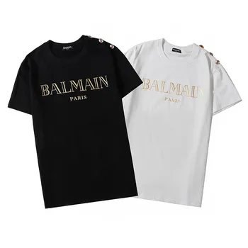 Висококачествена дамска Тениска с писмото принтом, Нова Оригинална Марка Тениска, Мъжки Блузи, Лятна Модна тениска с Къс Ръкав, 100% Памучен Мъжки t-shirt